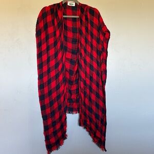 Woodland Creek Plaid Shawl